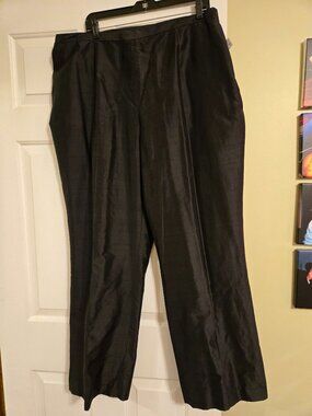 Dana Buchman black label silk pants 22W